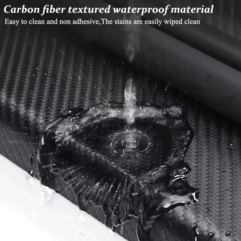 Car Door Threshold Protective Sticker Anti Scratch Waterproof Decals For Volkswagen VW RLine R Golf Amarok T5 Phaeton ID3 Tiguan zj5