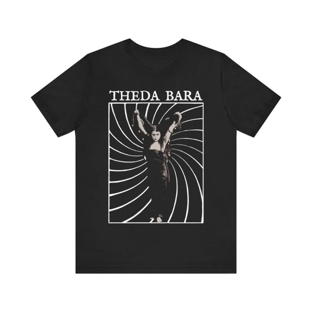 Sin 1915 Theda Bara femme fatale actress shirt vampire girl silent film Tshirt Unisex streetwear top for all seasons t shirt
