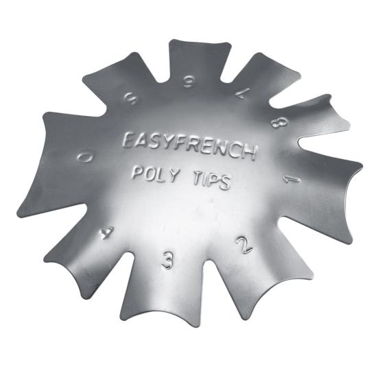 Легкая линия улыбки для французских ногтей, точная направляющая, триммер для кромок, трафарет для дизайна ногтей, шаблон