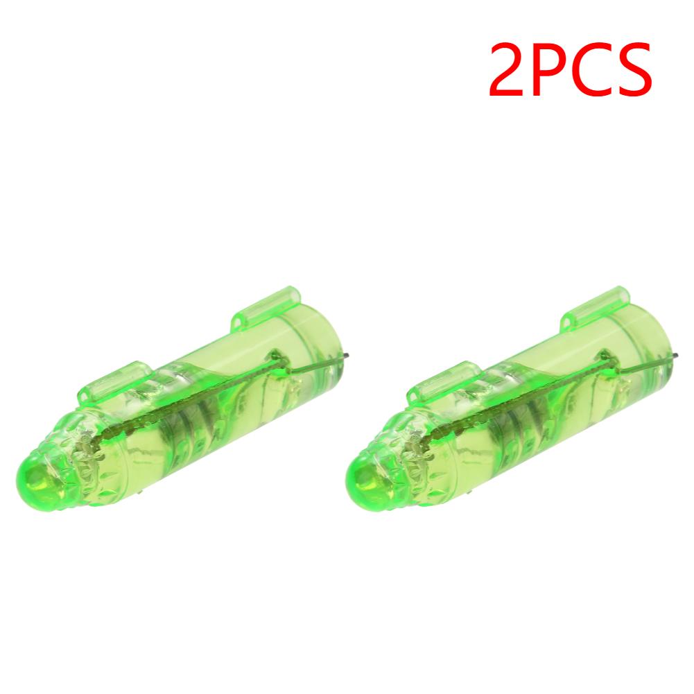 1-5PCS LED Attracting Fish Light Elongated Shape Fishing Lure Light Underwater Fishing Squid Fishing Bait Luminous Lures Tools