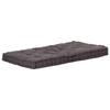 VidaXL Pallet Floor Cushion Cotton 120x80x10 Cm Anthracite