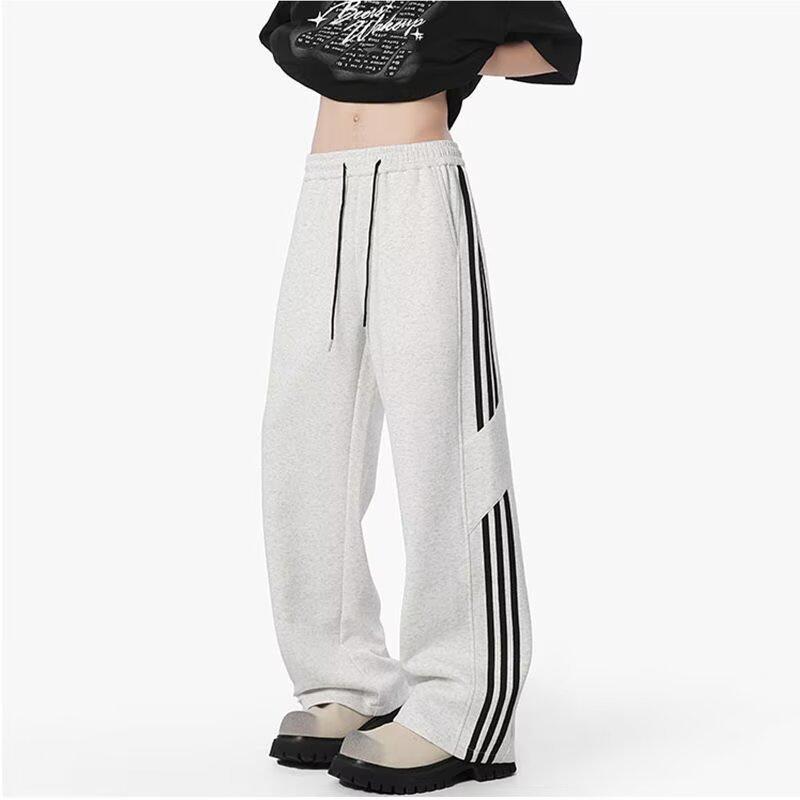 Полосатые спортивные штаны для мальчиков, осенние, модный брендовый дизайн, спортивные штаны, уличные универсальные штаны