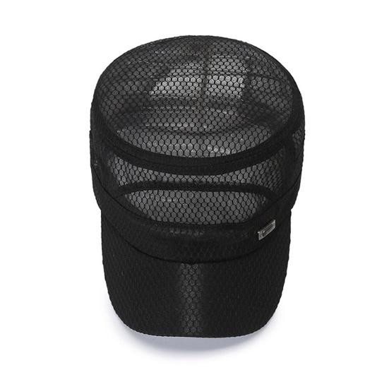 Beach Hat Flat Top Large Brim Full Mesh Casual Adjustable Buckle Casual Breathable Sunscreen Military Hat Outdoor Activities