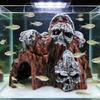 Смола Пещера Черепа Украшение для Аквариумов Изысканный Череп Тематические Украшения для Аквариумов Смоляные Укрытия Для Водных Питомцев