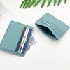 Women's Large Capacity Leather Card Holder with Multiple Slots