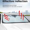 GMWBX1 Keychain Car Windshield Sun Shade Cover Blocks Rays Protector Interior For Alfa Romeo 4C 159 166 Spider Giulia Giulietta 156 147