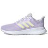 Кроссовки женские Neo Runfalcon Series Retro Mesh Нескользящие Низкие Повседневные для бега Светло-фиолетовый Желтый EG8632