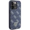 Guess Guhcp15Lpg4Gpb iPhone 15 Pro 6.1 Niebieski/Blue Hardcase 4G Trójkątne Metalowe Logo