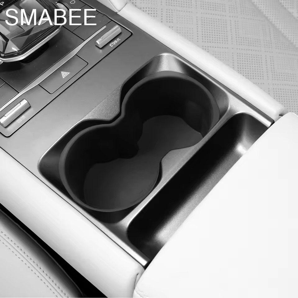 For BYD Yuan Pro 2025 2025 Silicone Water Cup Holder Central Control Drinks Storage Tray Car Interior Accessories Black