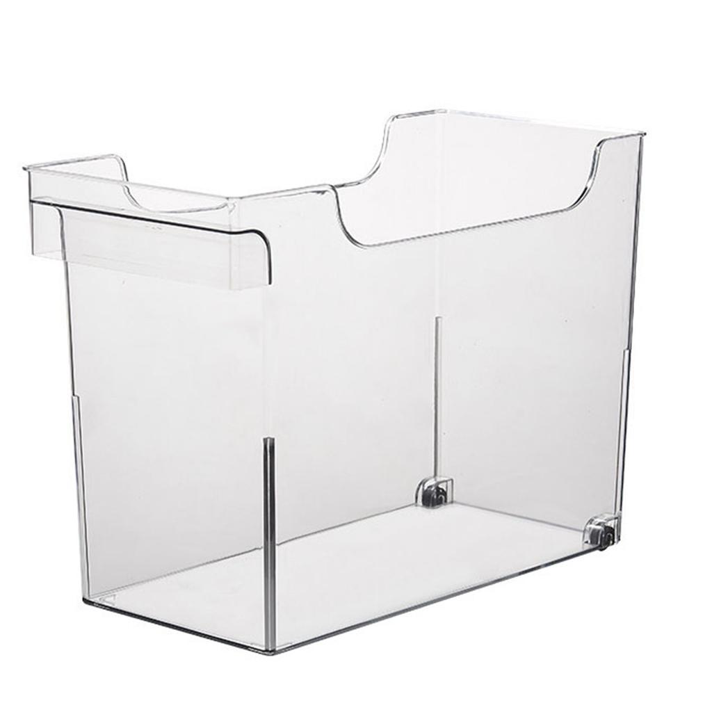 Clear Kitchen Organizer Bin Space Saving Multifunctional U Shaped Clear Containers Bin for Pot Lids