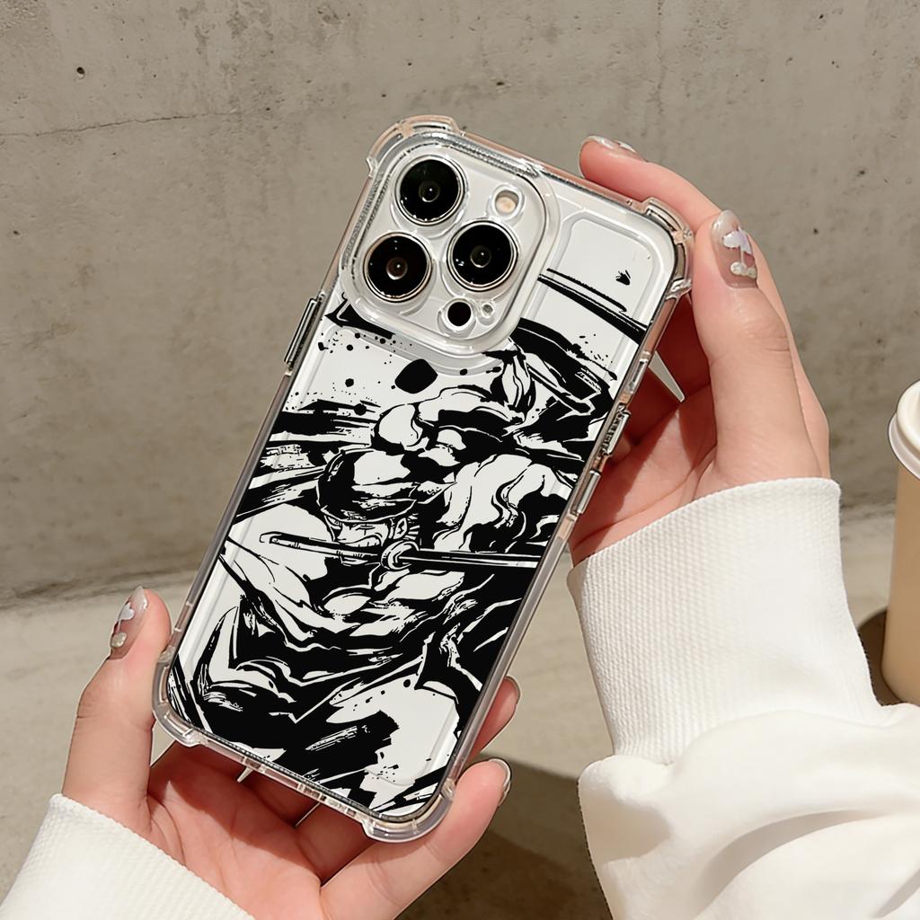 Anime Luffys Zoros Phone Case For Samsung Galaxy S26 S25 S24 S23 S22 S21 S20 Edge FE Ultra Plus 4G 5G Anti Fall Clear TPU