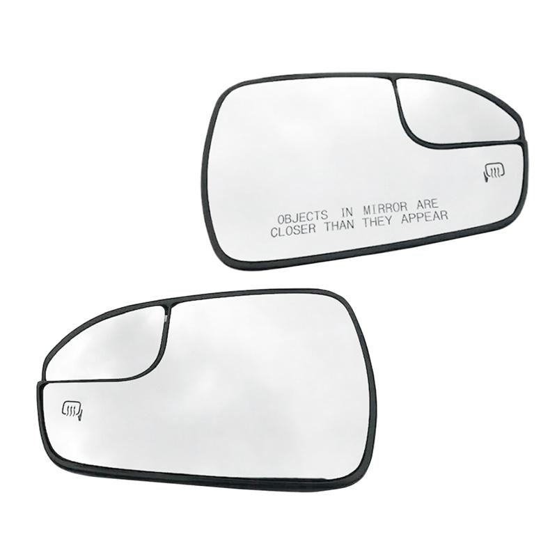 ABLZ-For Ford Fusion 2013- Left & Right Car Door Side Rearview Mirror Glass With Heated DS7Z17K707F, DS7Z17K707B