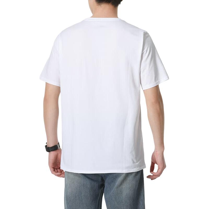 PUMA T Shirts Men's White Crew Neck Moderate 658615-04