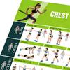Fitness Chart  Yoga Pose Chart Home Exercise Gym Health Poster Wall Art Canvas Painting Yoga Print Home Wall Decor Cuadros