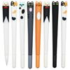 Maydahui Cute Cat Ballpoint Writing Perfect for Students and School Entrance Office and Party 8-Piece Pen, 0.5mm, Black, Stylish, Easy-to-Write,