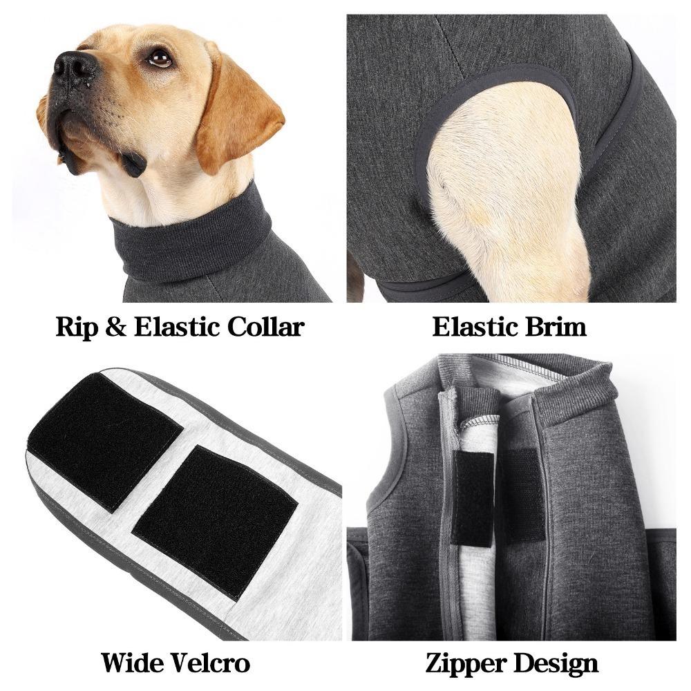 Adjustable Pet Calming Vest Soft Fabric Fear Relief Dog Apparel Firework Occasions