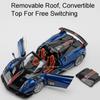 1:18 Большой Размер Pagani Huayra BC GTR Литой Металлический Модель Автомобиля Игрушечные Транспортные Средства Звук Свет Амортизация Модели Подарки для Детей