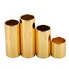 4PCS Metal Guitar String Slide Golden Color Metal Slide Guitar Bass Slide  For Electric Guitar