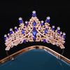 Детская Корона для Выступлений День Рождения Маленькая Корона Универсальная Сплав Стразы Головной Убор Аксессуары для Волос для Выступлений