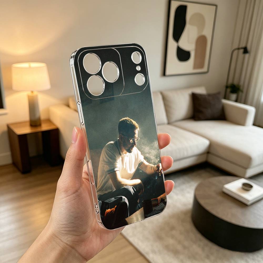 S-Singer M-MORA Phone Case Transparent Silicone Soft For iPhone 17 16 15 14 13 12 11 Mini Pro Max Plus