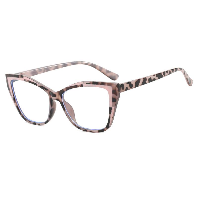 Модные Фотохромные Очки для Чтения Cat Eye из TR90 для Женщин с Защитой от Синего Света Очки по Рецепту при Гиперметропии Рамочка в Цвет