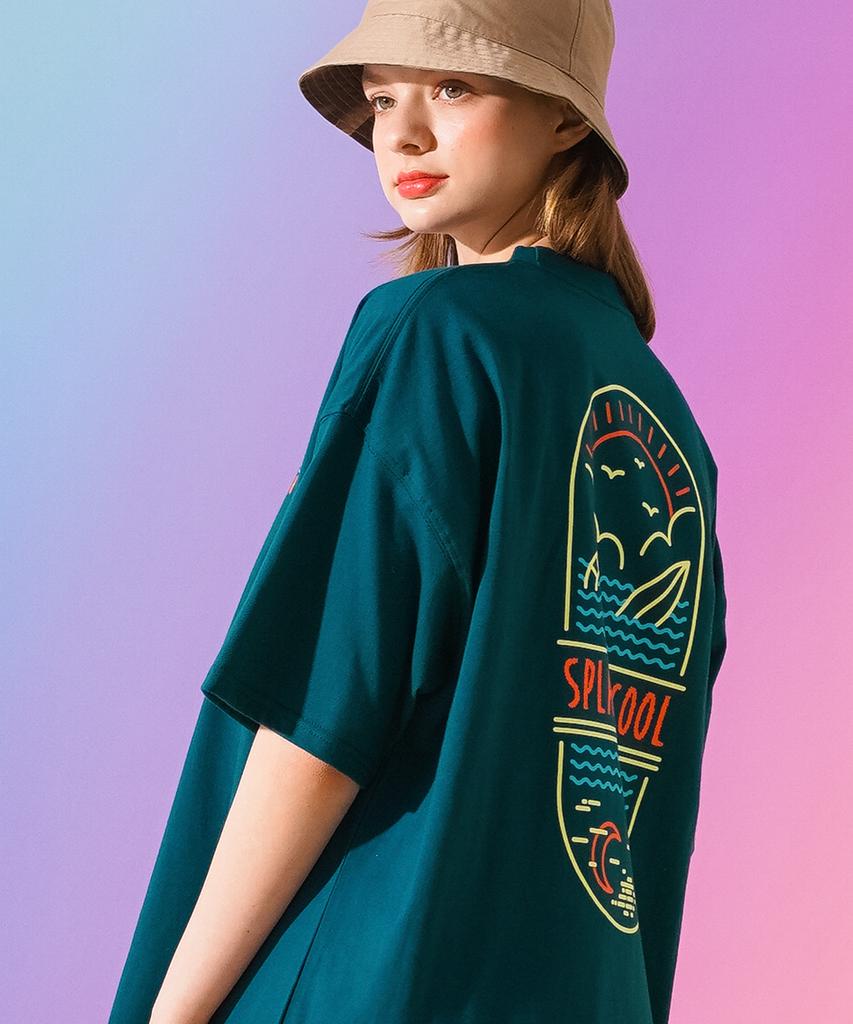 TWN Splash Short Sleeve Blue Green Stst3278