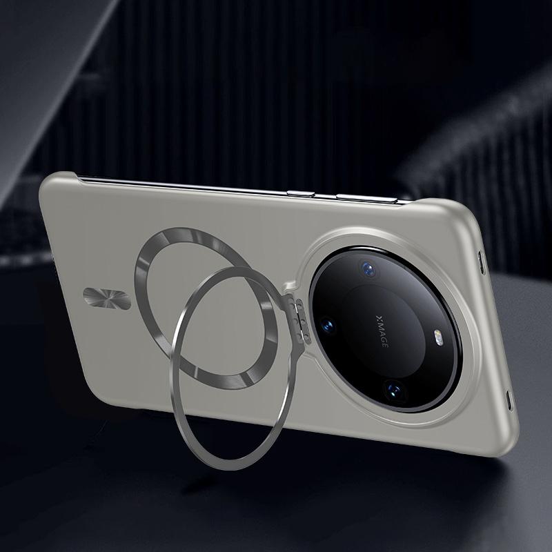 Ультратонкий магнитный чехол-подставка для Huawei Pura80 Pura70 P80 P70 Mate 70 60 Pro Plus Для Magsafe Безрамочная защитная крышка