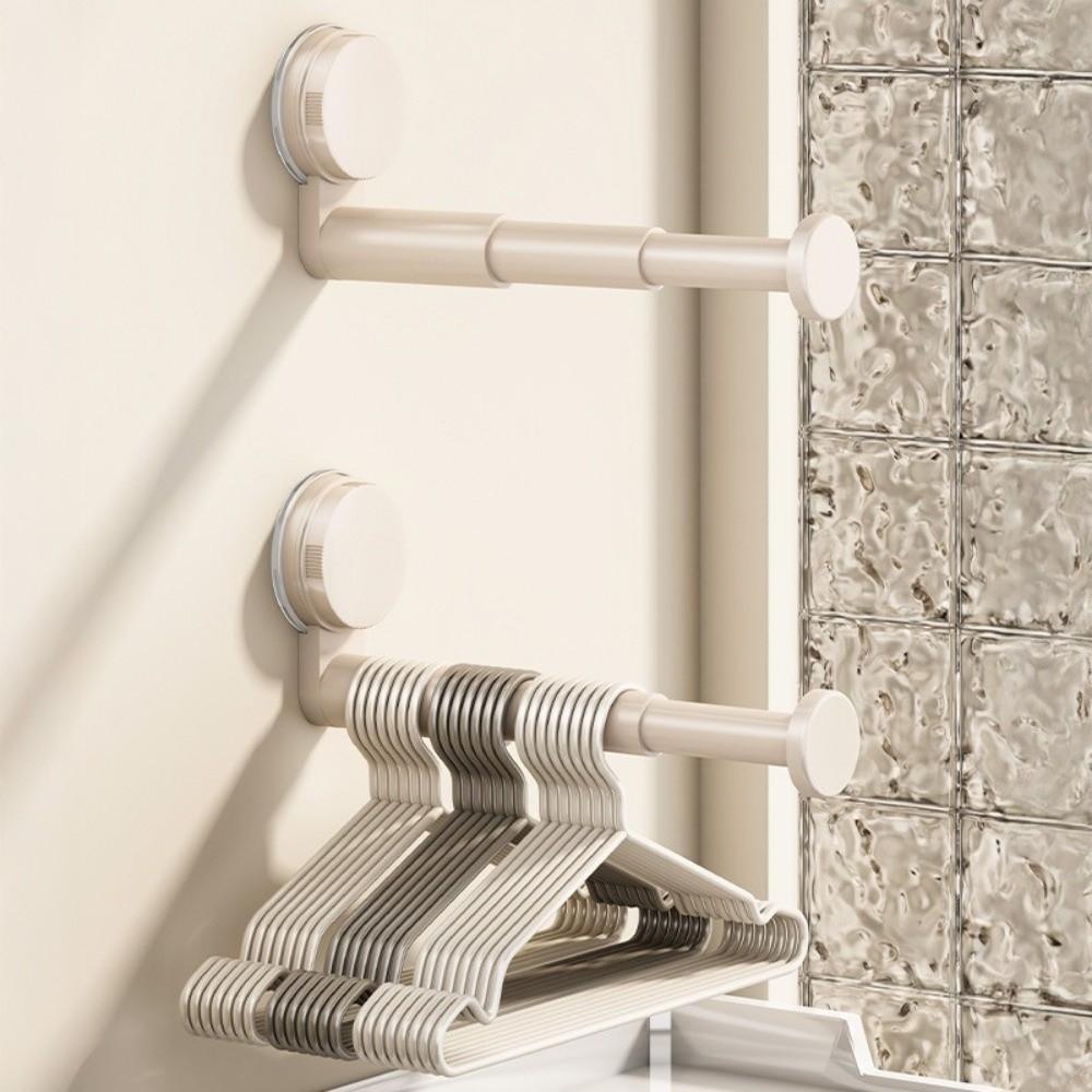 Suction Cup Installation Hanger Storage Rack Retractable Hanger Container Folding Rack Home