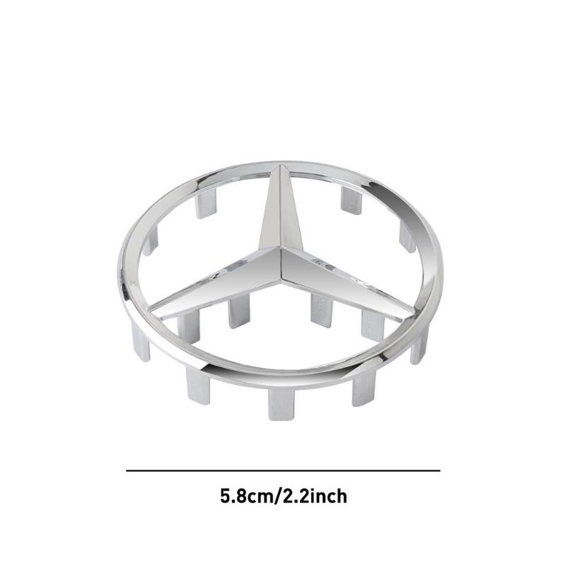 1 шт. 52/58 мм Наклейка-эмблема на центр рулевого колеса автомобиля для Mercedes Benz AMG W212 W213 W177 CLE GLA W222 GLC GLB W203 W210 W220