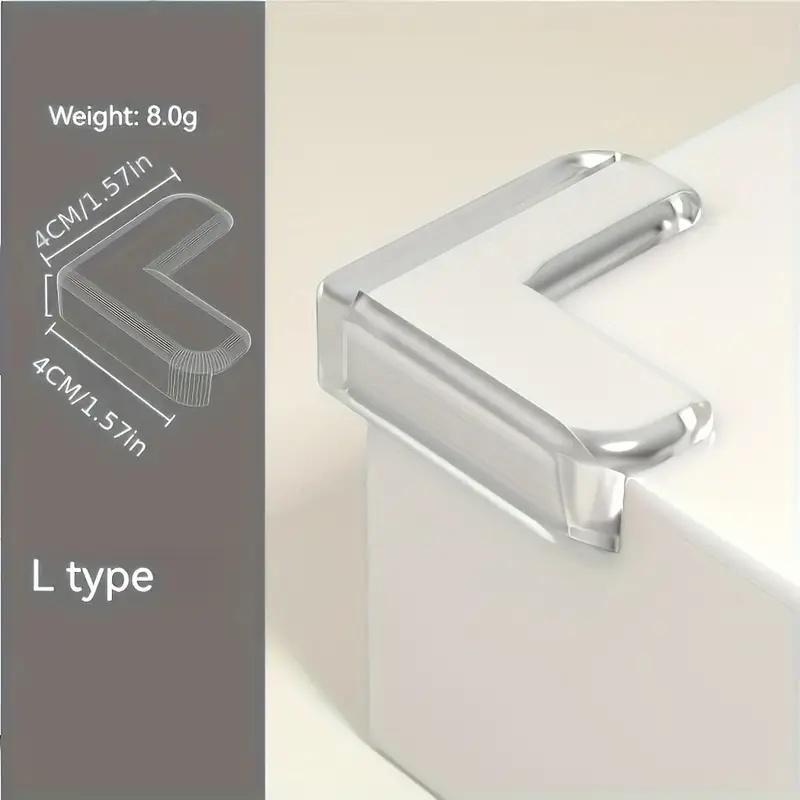 5/10PCS Clear Anti-collision Coffee Table Furniture Corner Protectors Soft Corner Sheathing Living Room Decor