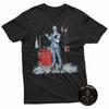 Deadside Nurse Blue Scrubs Funny Skeleton Doctor Medical T-Shirt
