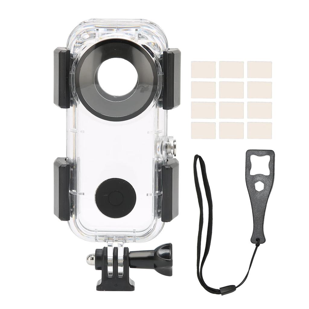 Underwater Housing for ONE Transparent Diving Case Waterproof Depth Camera Case for Diving Snorkeling Swimming X2, 40m/131ft