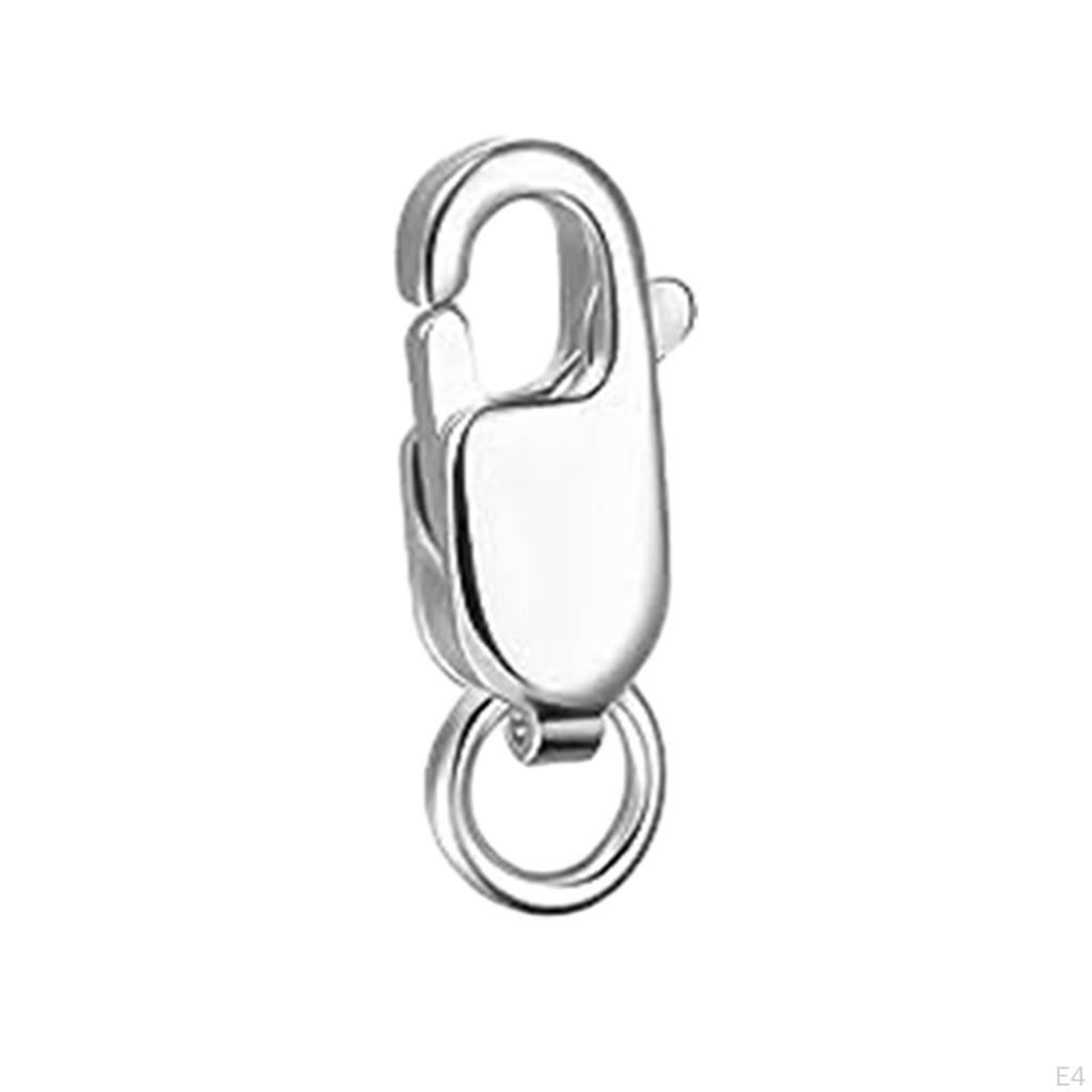 8Pcs Lobster Claw Clasp Accessories Handmade Bracelet Metal Exquisite Connector with Closed