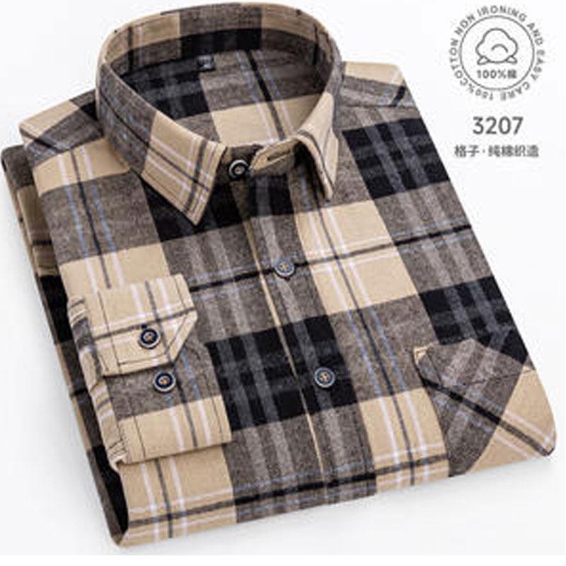 10XL 11XL 100% хлопок Осень Зима Рубашка для полных мужчин Длинный рукав высокое качество шерсть модная клетчатая повседневная немнущаяся