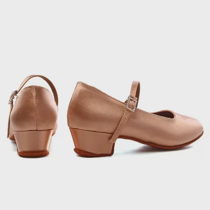 Танцевальная обувь на мягкой подошве для вальса и танго для девочек, детей, женщин и взрослых — идеально подходит для национального стандарта и социальных танцев.