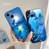 Для iPhone милый чехол для телефона с дельфином ДЛЯ iPhone 14 11 12 Pro 8 7 Plus SE X Pro 14 MAX 12 13 MINI XR XS iphone 14 Мягкие чехлы для телефонов