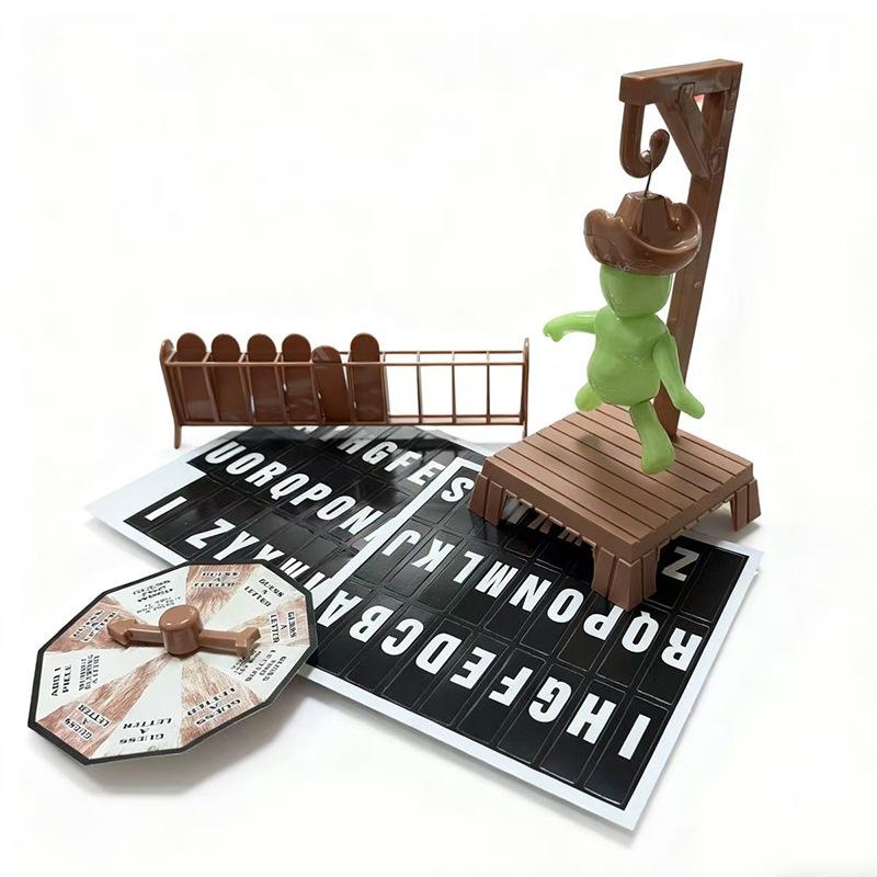 Magnetic Hangman Board Games Mystery Guessing Word Game Family Gathering Parent-Child Interactive Toy Party Games for Teenager