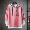 Men's Trendy Korean-Style Hooded Jacket: Youthful, Handsome Two-Piece Sweatshirt for Spring & Autumn