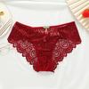 Trendy Women Briefs Hollow Out Sexy Elastic Lightweight Women Panties for Daily Wear