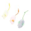 Plush Mouse Toy Simulation Interactive Cat Mouse Toy for Indoor Cats and Kittens