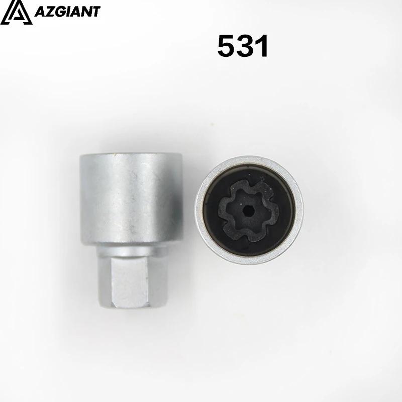 1 шт. Инструмент для снятия противоугонных винтов автомобильных шин, гильза-ключ для Volkswagen Beetle Polo Golf Jetta Passat CC Tiguan, Инструменты для ремонта