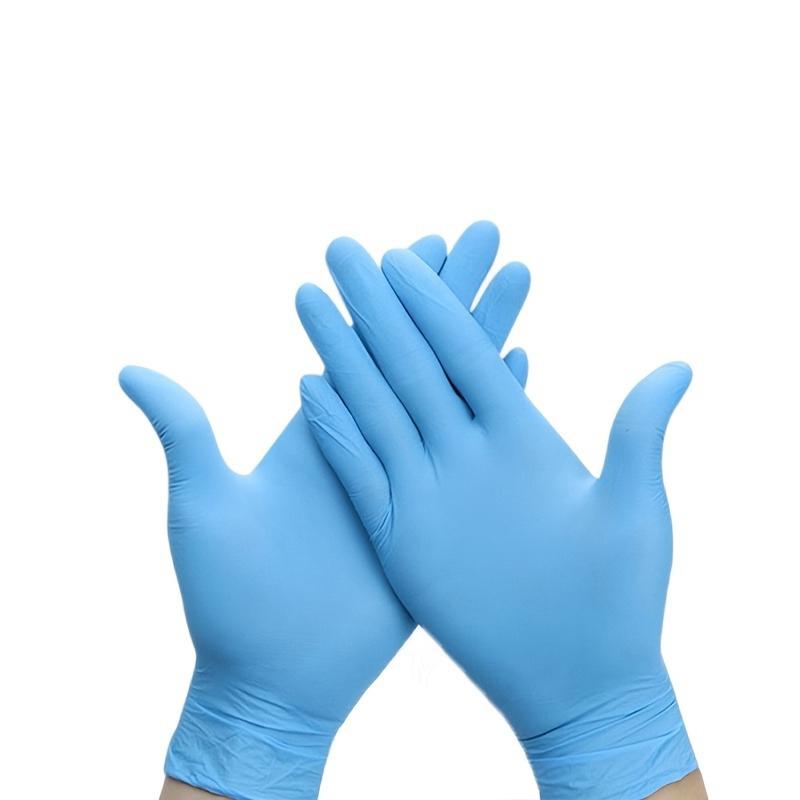 100 шт. одноразовых нитриловых перчаток, прочные бытовые перчатки для уборки, перчатки для посадки и копания в саду, нескользящие грязеотталкивающие перчатки