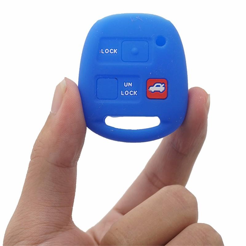 Cocolockey Силиконовый Чехол-Крышка для Автомобильного Ключа Оболочка Брелок Подходит для Lexus Для Toyota Держатель Дистанционного Ключа 3 Кнопки Защитник Автомобильный Аксессуар
