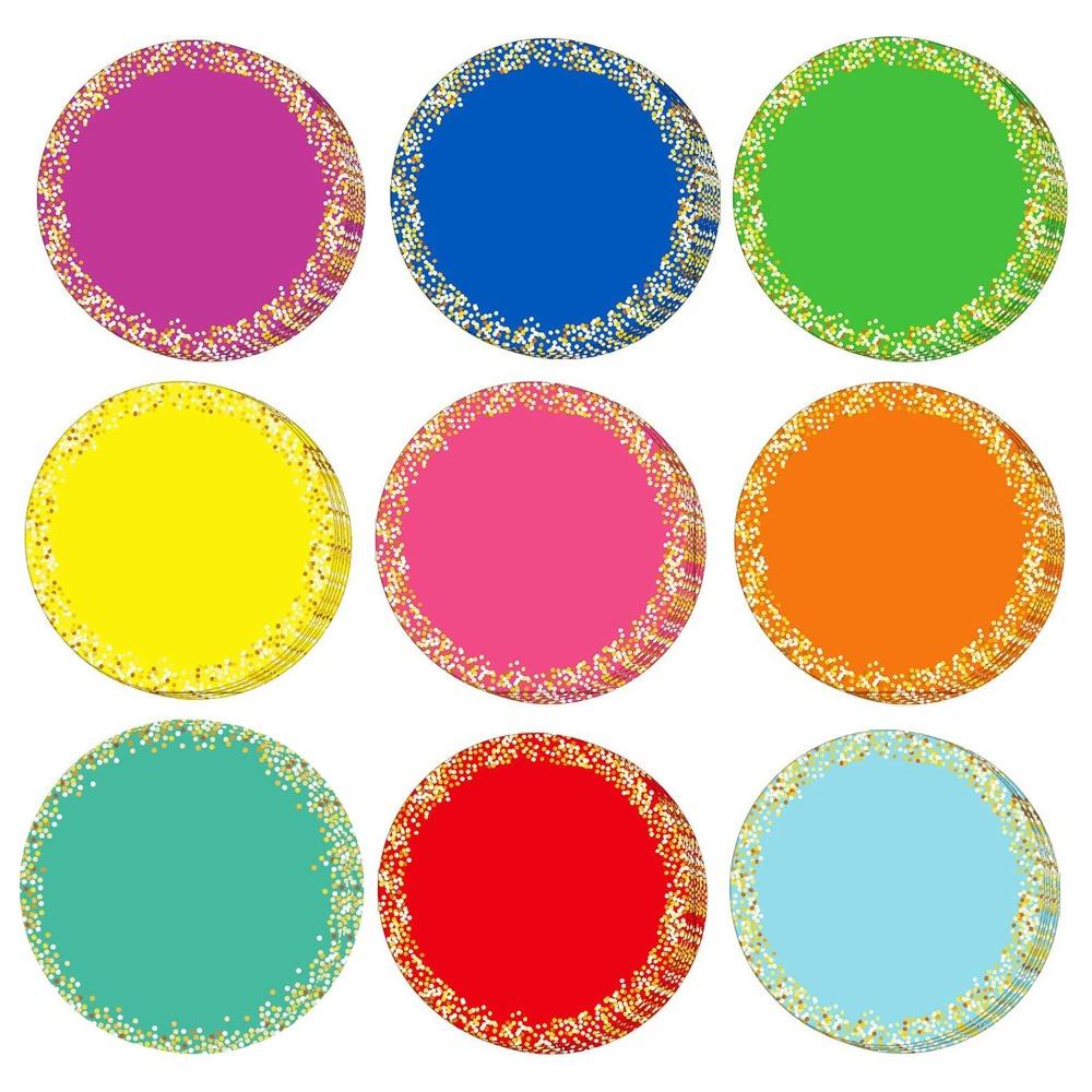 108pcs Cutouts Pentagram Decorative Border DIY Craft Billboard Decoration Poster Decoration