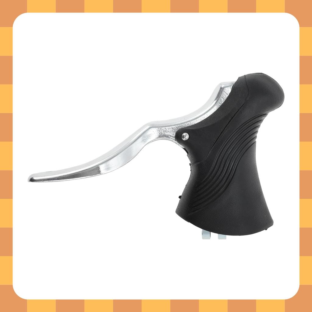 BULLSPANN Универсальные тормозные ручки Алюминиевый сплав Велосипед Шоссейный велосипед Горный велосипед Серебристый тон Черный 1 пара