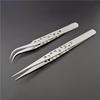 Промышленные пинцеты Электроника Антистатические Изогнутый Прямой наконечник Прецизионные нержавеющие щипцы Ремонт телефона DIY Наборы ручных инструментов