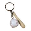 Baseball Ball Shaped Keychain, Decorative 3D Sports Keychain