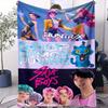 Плед с изображением демоноборца из K-Pop, горячей аниме-девушки, команды, фланелевый плед, теплый зимний плед для гостиной, дивана, кровати, подарок для фаната