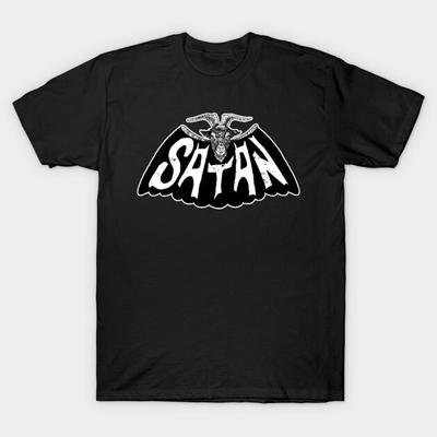 Asian Size Cotton Unisex Tshirt Print T-shirt Satan T-shirt No-Cut Print Regular Fit