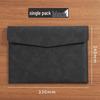 Waterproof Leather A4 Student File Envelope - Large Capacity, Durable Stationery Bag